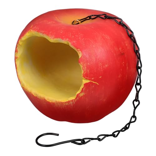 TOYANDONA Hängender Vogelfutterspender aus Resin Robuster Futterhalter für Wildvögel für Garten Balkon und Fenster Einfach zu Reinigen Langlebig und Dekorativ TOYANDONA Hängender Vogelfutterspender aus Resin Robuster Futterhalter für Wildvögel für Garten Balkon und Fenster Einfach zu Reinigen Langlebig und Dekorativ von TOYANDONA