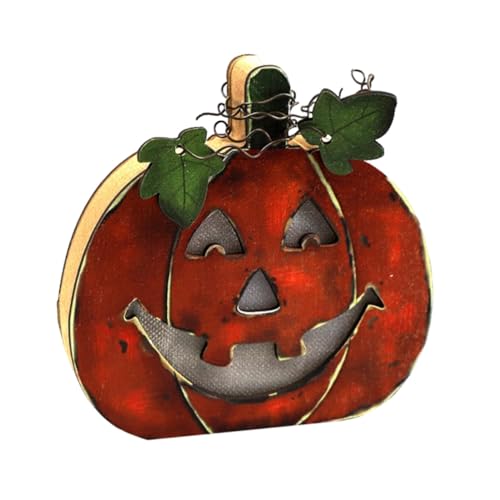 TOYANDONA Halloween Lampe Orange Kürbis Dekoration Vintage Stil Atmosphärische Beleuchtung Party Deko Kunstobjekt ohne Batterien für Tisch und Wand TOYANDONA Halloween Lampe Orange Kürbis Dekoration Vintage Stil Atmosphärische Beleuchtung Party Deko Kunstobjekt ohne Batterien für Tisch und Wand von TOYANDONA