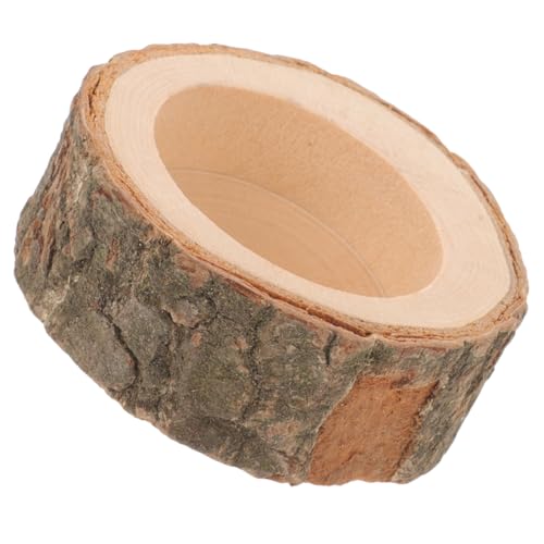 TOYANDONA Hamster Futternapf aus Holz Naturbelassene Futterschale für Kleine Haustiere für Zwerghamster Meerschweinchen und Andere Kleintiere zu Reinigen Hochwertiges Kauspielzeug TOYANDONA Hamster Futternapf aus Holz Naturbelassene Futterschale für Kleine Haustiere für Zwerghamster Meerschweinchen und Andere Kleintiere zu Reinigen Hochwertiges Kauspielzeug von TOYANDONA