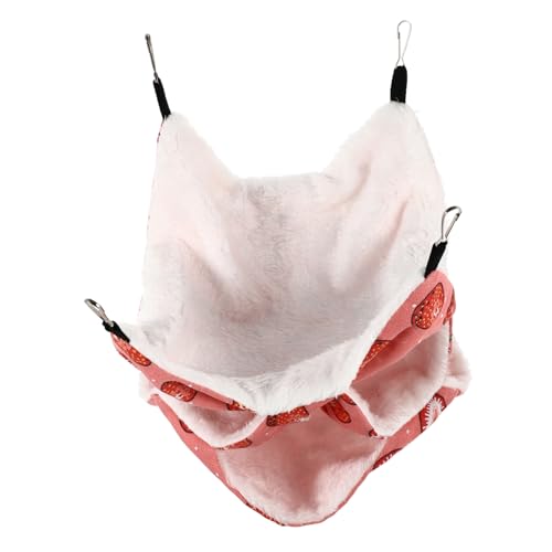 TOYANDONA Hamster Hängematte mit Haken Atmungsaktives Kleintier Schlafnest Robustes Hängendes Bett für Meerschweinchen Chinchilla und Kleine Haustiere Einfache Befestigung im Käfig TOYANDONA Hamster Hängematte mit Haken Atmungsaktives Kleintier Schlafnest Robustes Hängendes Bett für Meerschweinchen Chinchilla und Kleine Haustiere Einfache Befestigung im Käfig von TOYANDONA