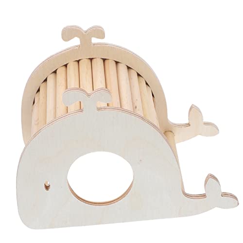 TOYANDONA Hamster Versteck Mit Leiter Hideout Für Kleintiere Rückzugsort Für Meerschweinchen Und Chinchillas Komfortables Atmungsaktives Schlafnest Für Ganze Jahr von TOYANDONA