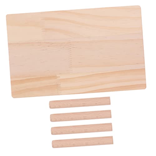 TOYANDONA Hamster Plattform aus Holz Robuste DIY Spielplattform für Kleintierkäfig Bissfestes Schadstofffreies Holzspielzeug Balance und Bewegung für Hamster und Kleine Haustiere TOYANDONA Hamster Plattform aus Holz Robuste DIY Spielplattform für Kleintierkäfig Bissfestes Schadstofffreies Holzspielzeug Balance und Bewegung für Hamster und Kleine Haustiere von TOYANDONA