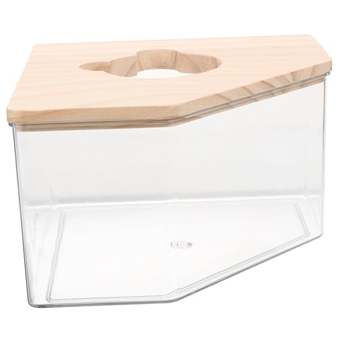 TOYANDONA Hamster Sandbad Box Transparent Große Chinchilla Sandkasten Gerbil Badezimmer Kleintier Sandbad Behälter Einfach Zu Reinigen Und Beobachten TOYANDONA Hamster Sandbad Box Transparent Große Chinchilla Sandkasten Gerbil Badezimmer Kleintier Sandbad Behälter Einfach Zu Reinigen Und Beobachten von TOYANDONA