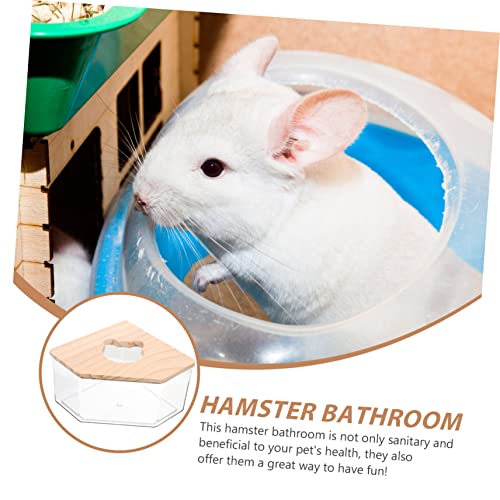 TOYANDONA Hamster Sandbad Box aus Langlebigem Transparenter Großer Sandkasten für Hamster Meerschweinchen Rennmäuse und Kleintiere Haustier Badezimmer Zubehör Robust und Sicher TOYANDONA Hamster Sandbad Box aus Langlebigem Transparenter Großer Sandkasten für Hamster Meerschweinchen Rennmäuse und Kleintiere Haustier Badezimmer Zubehör Robust und Sicher von TOYANDONA