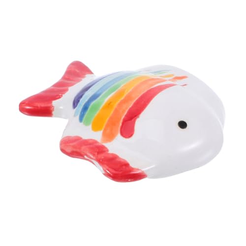 TOYANDONA Handbemalte Farbige Gestreifte Keramik-fischfiguren Realistisch Schwimmend Langlebig und Verblassungsbeständig Vielseitige Dekoration für Aquarium Gartenteich und Feengarten TOYANDONA Handbemalte Farbige Gestreifte Keramik-fischfiguren Realistisch Schwimmend Langlebig und Verblassungsbeständig Vielseitige Dekoration für Aquarium Gartenteich und Feengarten von TOYANDONA