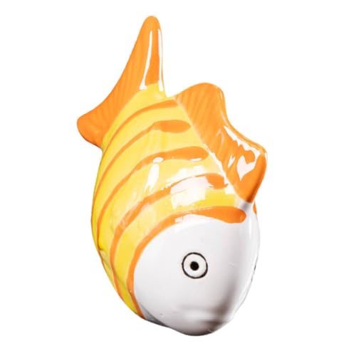 TOYANDONA Handbemalte Keramische Schwimmende Fischornamente mit Gestreiftem Design Naturnahe Aquariumdekoration für Fischbecken Teiche und Garten Langlebige Künstliche Fischfiguren TOYANDONA Handbemalte Keramische Schwimmende Fischornamente mit Gestreiftem Design Naturnahe Aquariumdekoration für Fischbecken Teiche und Garten Langlebige Künstliche Fischfiguren von TOYANDONA