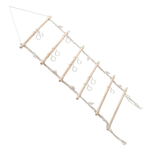 TOYANDONA Handgefertigter Haarklammer Organizer Makramee Wandhalterung mit Clips und S Haken Vielseitiger Haarschmuck Aufbewahrung für Haarreifen Haarschleifen und Brillen Dekorativ für von TOYANDONA