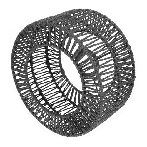 TOYANDONA Handgefertigter Kleiner Lampenschirm aus Geflochtenem Grasseil Leichter Lampenabdeckung Ersatz für Pendelleuchte Geeignet für Wohnzimmer Schlafzimmer Hotel und Barbereiche TOYANDONA Handgefertigter Kleiner Lampenschirm aus Geflochtenem Grasseil Leichter Lampenabdeckung Ersatz für Pendelleuchte Geeignet für Wohnzimmer Schlafzimmer Hotel und Barbereiche von TOYANDONA