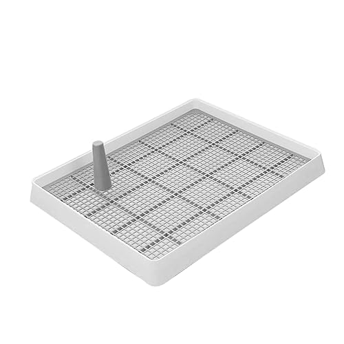 TOYANDONA Haushalt Hundetoilette mit Hohem Robustes Kunststoff Welpen Tablett rutschfest Spritzschutz Langlebiges Hundezubehör für Sauberes Training im Innenbereich TOYANDONA Haushalt Hundetoilette mit Hohem Robustes Kunststoff Welpen Tablett rutschfest Spritzschutz Langlebiges Hundezubehör für Sauberes Training im Innenbereich von TOYANDONA