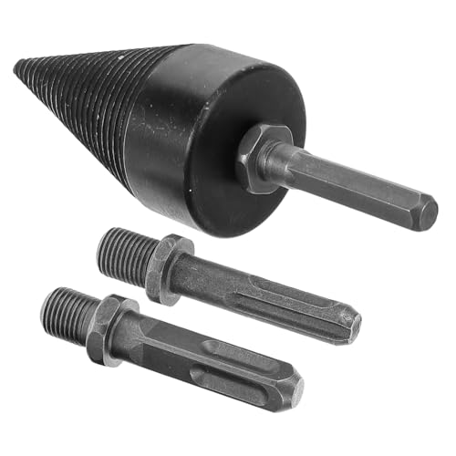 TOYANDONA Heavy Duty Holzspaltbohrer für Bohrmaschine Robuster Holzspalterbohrer mit Kompatibel mit Elektro und Akku Bohrern Vielseitiger Holzspalter für Ländlichen Gebrauch von TOYANDONA