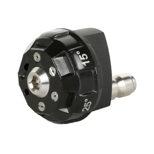 TOYANDONA Hochdruckreiniger Düse Schnellwechsel Aluminiumkopf Edelstahl Ventil Anschluss Präzise für Gartenschlauch und Reinigungsgerät von TOYANDONA