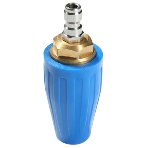 TOYANDONA Hochdruckreiniger Rotierende Düsenaufsatz mit Keramikkern Psi Aluminium Gehäuse Turbo Sprühkopf für Gartenschlauch Autopflege Hausreinigung und Pflaster von TOYANDONA