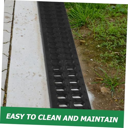 TOYANDONA Hochwertiger Kunststoff Entwässerungsrinne Abdeckrost Begehbar mit Guter Wasserpermeabilität für Küchen Außenbereich Rutschfest Einfach zu Reinigen Ersetzen von TOYANDONA