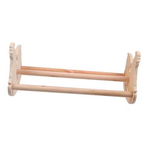 TOYANDONA Holz Hühnerständer Natürliches Holz Hühner Sitzstange für Haustierhühner Multifunktionaler Sitzstangenhalter für Hahn und Henne Sicher zum Kauen und Nagelpflege als für von TOYANDONA