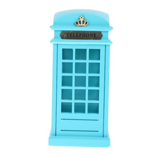 TOYANDONA Holz Spardose Telefonzellen Design Vintage Sparschwein Geschenk für Geburtstag Dekorative Geldbox für Zuhause und Schreibtisch TOYANDONA Holz Spardose Telefonzellen Design Vintage Sparschwein Geschenk für Geburtstag Dekorative Geldbox für Zuhause und Schreibtisch von TOYANDONA