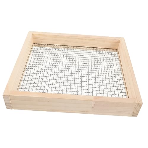 TOYANDONA Holzsieb Garten Sieb für Erde und Laub Multifunktionales Bodensieb für Gartenarbeit Langlebig und Einfach zu Bedienen für Blumenbeete und Töpfe TOYANDONA Holzsieb Garten Sieb für Erde und Laub Multifunktionales Bodensieb für Gartenarbeit Langlebig und Einfach zu Bedienen für Blumenbeete und Töpfe von TOYANDONA