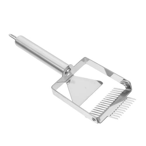 TOYANDONA Honigschaber Bienenhaltung Werkzeug mit Ergonomischem Griff für Honigernte und Extraktion Silber TOYANDONA Honigschaber Bienenhaltung Werkzeug mit Ergonomischem Griff für Honigernte und Extraktion Silber von TOYANDONA
