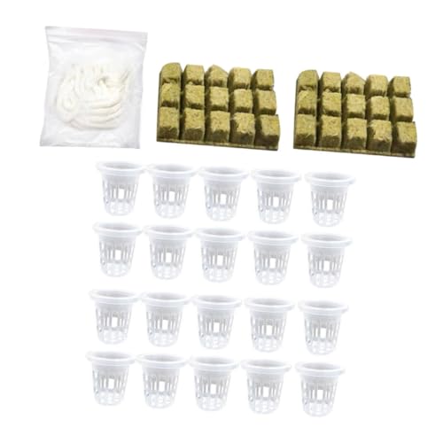 TOYANDONA Hydroponisches Grow Wool Kit mit Robusten Mesh Cups Teiliges für Pflanzenzucht im Gewächshaus Geeignet für Aquaponik Orchideen Tomaten Paprika und DIY Anbau Zuhause TOYANDONA Hydroponisches Grow Wool Kit mit Robusten Mesh Cups Teiliges für Pflanzenzucht im Gewächshaus Geeignet für Aquaponik Orchideen Tomaten Paprika und DIY Anbau Zuhause von TOYANDONA