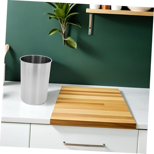 TOYANDONA In Die Theke Eingelassener Mülleimer Edelstahl Papierkorb Küchenmülleimer Aus Edelstahl In Die Arbeitsplatte Eingelassener Mülleimer Für Den Innenbereich von TOYANDONA