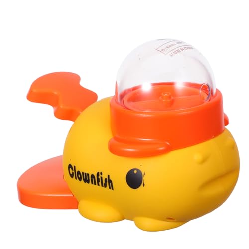 TOYANDONA Interaktiver Clownfisch Hundeleckerli Spender Langlebiger Slow Feeder aus Robustem Material Fördert Geistige Aktivität und Selbstbeschäftigung für Kleine Hunde zu Hause und von TOYANDONA