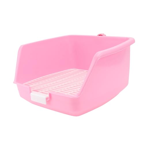 TOYANDONA Kaninchen Toilette mit Großem Raum und Hohem Zaun Fest Verriegelbar Leicht zu Installieren Geeignet für Meerschweinchen Chinchillas Frettchen Verhindert Urinspritzer Tragbar und TOYANDONA Kaninchen Toilette mit Großem Raum und Hohem Zaun Fest Verriegelbar Leicht zu Installieren Geeignet für Meerschweinchen Chinchillas Frettchen Verhindert Urinspritzer Tragbar und von TOYANDONA