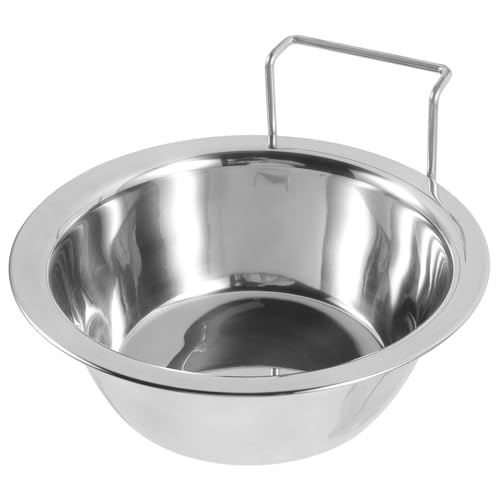 TOYANDONA Katzenfutternapf mit Robuster Eisenhalterung Abnehmbarer Hängender Futterspender für Katzen und Haustiere Leicht zu Reinigen Hochtemperaturbeständig rutschfest von TOYANDONA