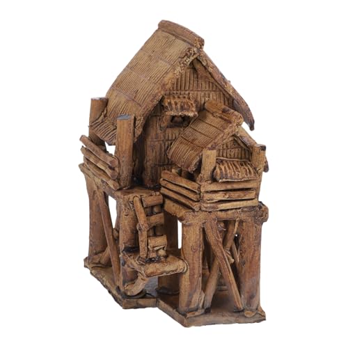 TOYANDONA Keramik Aquarium Haus Dekoration Hitzebeständig Langlebig Sicher Fischversteck für Aquarien und Bonsai Landschaft Deko Geeignet für Fische und Schildkröten TOYANDONA Keramik Aquarium Haus Dekoration Hitzebeständig Langlebig Sicher Fischversteck für Aquarien und Bonsai Landschaft Deko Geeignet für Fische und Schildkröten von TOYANDONA