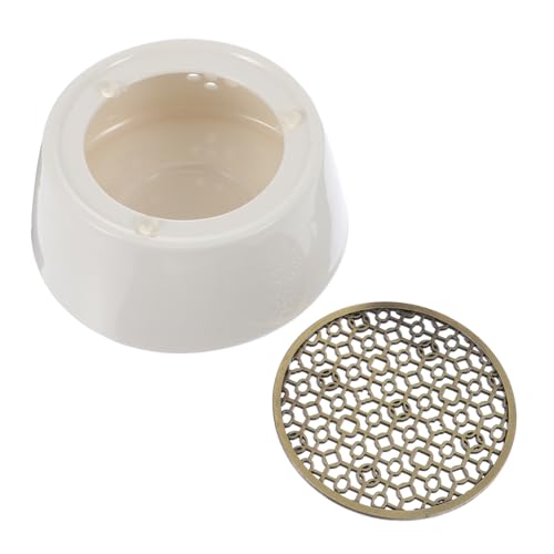 TOYANDONA Keramik Teewärmer Stövchen aus Weißem Porzellan mit Kerzenhalter Wärmefunktion für Teekannen Hitzebeständig Einfach zu Reinigen Geeignet für Büro Wohnzimmer Teestube Geschenkidee TOYANDONA Keramik Teewärmer Stövchen aus Weißem Porzellan mit Kerzenhalter Wärmefunktion für Teekannen Hitzebeständig Einfach zu Reinigen Geeignet für Büro Wohnzimmer Teestube Geschenkidee von TOYANDONA