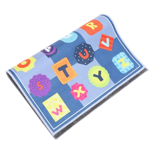 TOYANDONA Kinderzimmer Teppich Rutschfester Spielteppich mit Hopscotch Muster Weicher Bodenmatte für Jungen und Mädchen Spielzimmer Wohnzimmer Schlafzimmer von TOYANDONA