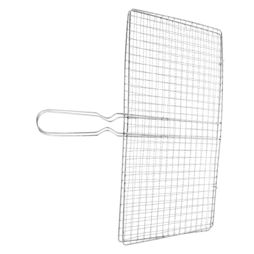 TOYANDONA Klappbarer Grillkorb Für Outdoor-Grill Fischgrillkorb Aus Edelstahl Grillrost Für Meeresfrüchte Und Gemüse Netzzubehör Für Camping Und Ausflüge Einfach Zu Tragen Und TOYANDONA Klappbarer Grillkorb Für Outdoor-Grill Fischgrillkorb Aus Edelstahl Grillrost Für Meeresfrüchte Und Gemüse Netzzubehör Für Camping Und Ausflüge Einfach Zu Tragen Und von TOYANDONA