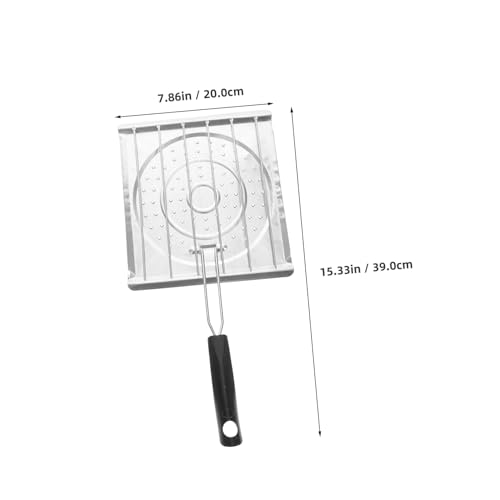 TOYANDONA Klappbarer Toast und Grillkorb Unbeschichtetes Grillgestell mit Lochblech für Brot Fisch Fleisch Hitzeverteilung Robustes Camping und Outdoor Kochgeschirr TOYANDONA Klappbarer Toast und Grillkorb Unbeschichtetes Grillgestell mit Lochblech für Brot Fisch Fleisch Hitzeverteilung Robustes Camping und Outdoor Kochgeschirr von TOYANDONA