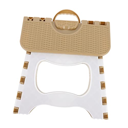 TOYANDONA Faltbarer Mini Hocker Klappbarer Sitzhocker Aus Kunststoff Tragbarer Tritthocker Für Angeln Camping Reisen Garten Und Strand von TOYANDONA
