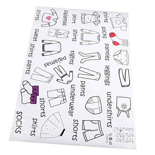 TOYANDONA Kleidungsklassifizierungsaufkleber für Kommode Selbstklebend mit Symbolen und Text zur Einfachen Organisation Kleiderschränken Dekorativ und Praktisch TOYANDONA Kleidungsklassifizierungsaufkleber für Kommode Selbstklebend mit Symbolen und Text zur Einfachen Organisation Kleiderschränken Dekorativ und Praktisch von TOYANDONA