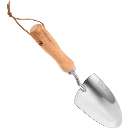 TOYANDONA Kleine Gartenschaufel aus Edelstahl Robuste Handkelle für Pflanzen Unkrautstechen Graben Vielseitiges Gartenwerkzeug für Beet und Topfpflanzungen Langlebig und handlich für TOYANDONA Kleine Gartenschaufel aus Edelstahl Robuste Handkelle für Pflanzen Unkrautstechen Graben Vielseitiges Gartenwerkzeug für Beet und Topfpflanzungen Langlebig und handlich für von TOYANDONA