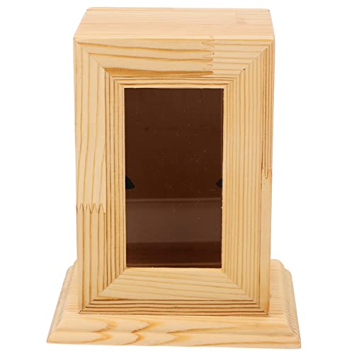 TOYANDONA Kleine Holzurne für Haustierasche aus Premium Holz Tragbare Gedenkbox für Katzen und Hundeasche Sicherer Aufbewahrungsbehälter für Tierkremation Langlebige Aschebox mit Fotorahmen TOYANDONA Kleine Holzurne für Haustierasche aus Premium Holz Tragbare Gedenkbox für Katzen und Hundeasche Sicherer Aufbewahrungsbehälter für Tierkremation Langlebige Aschebox mit Fotorahmen von TOYANDONA