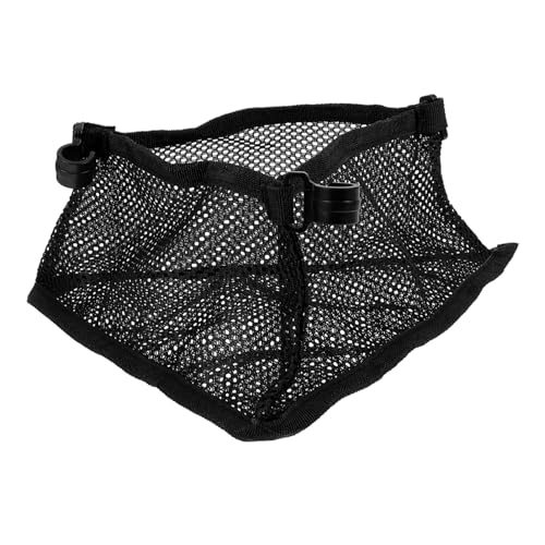 TOYANDONA Kleine runde Tischnetzbeutel im Freien Klapptisch Campingtisch klappbar Mini Schreibtisch Falten Outdoor-Falttasche Camp -Tischspeicherbeutel Falltabelle Faltbare Tasche Schwarz von TOYANDONA