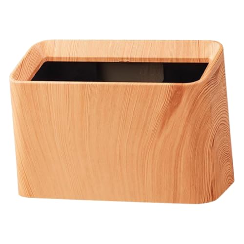 TOYANDONA Kleiner Desktop mülleimer Vintage Holzoptik Kompakter Schreibtisch Abfalleimer mit Großer Öffnung Stabiler Papierkorb für Büro Schlafzimmer Bad und Wohnzimmer TOYANDONA Kleiner Desktop mülleimer Vintage Holzoptik Kompakter Schreibtisch Abfalleimer mit Großer Öffnung Stabiler Papierkorb für Büro Schlafzimmer Bad und Wohnzimmer von TOYANDONA