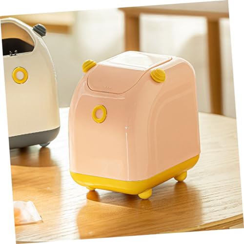 TOYANDONA Kleiner Desktop mülleimer mit Deckel Langlebiger PP Silikon abfallbehälter für Büro Küche Wohnzimmer Kompakter Tisch mülleimer Leicht zu Reinigen Platzsparend für Schreibtisch und TOYANDONA Kleiner Desktop mülleimer mit Deckel Langlebiger PP Silikon abfallbehälter für Büro Küche Wohnzimmer Kompakter Tisch mülleimer Leicht zu Reinigen Platzsparend für Schreibtisch und von TOYANDONA