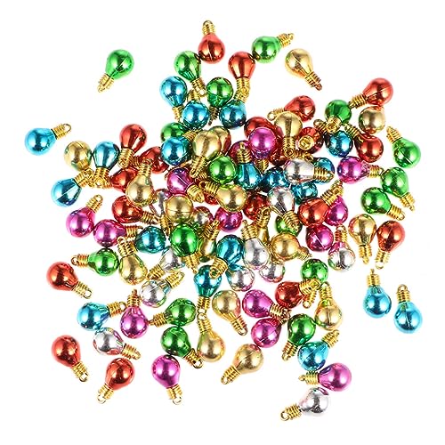 TOYANDONA Kleiner Glühbirnen Perlen Weihnachten 100 Stück Bunte Kunststoffperlen Selbstgemacht Schmuck Basteln Dekoration Kleine Lampenperlen für Weihnachtsbaum Hochzeiten Geburtstagsfeiern TOYANDONA Kleiner Glühbirnen Perlen Weihnachten 100 Stück Bunte Kunststoffperlen Selbstgemacht Schmuck Basteln Dekoration Kleine Lampenperlen für Weihnachtsbaum Hochzeiten Geburtstagsfeiern von TOYANDONA