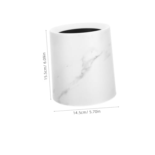 TOYANDONA Kleiner Mülleimer mit Marmor design Kompakter Desktop abfalleimer Praktisch und Robust Leicht zu Reinigen für Büro Badezimmer und Schlafzimmer Stilvoll und Platzsparend TOYANDONA Kleiner Mülleimer mit Marmor design Kompakter Desktop abfalleimer Praktisch und Robust Leicht zu Reinigen für Büro Badezimmer und Schlafzimmer Stilvoll und Platzsparend von TOYANDONA
