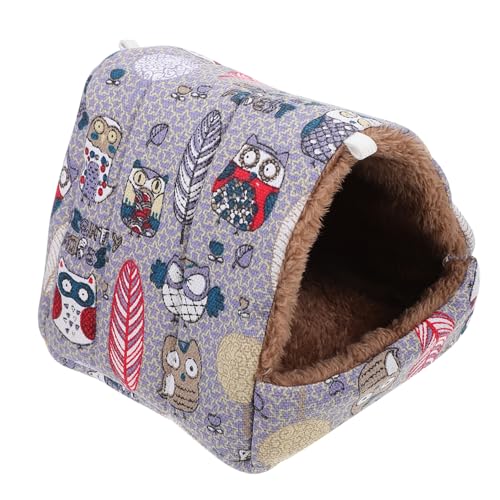 TOYANDONA Schlafsofa für Hamster Warmes Haustiernest für Kleine Tiere Geschmeidiges Chinchilla Sofa Abnehmbar für Meerschweinchen Ratten Frettchen Igel Eichhörnchen von TOYANDONA