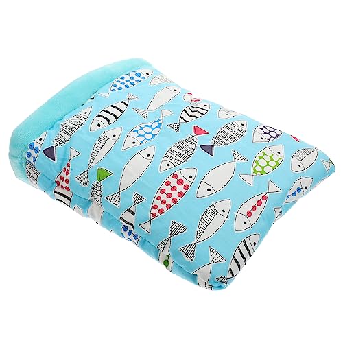 TOYANDONA Kleines Haustierbett aus Baumwolle Wärmender Schlafsack für Hamster Meerschweinchen und Kleine Gemütliches Winterbett mit Beutetyp Design für Chinchillas von TOYANDONA