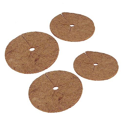 TOYANDONA Kokosfaser Mulchring 4 Stück Runde Anti Unkrautmatte Für Blumentöpfe ø 25cm Umweltfreundliche Kokosmatte Atmungsaktiv Und Wasserdurchlässig Für Garten Und Pflanzenpflege TOYANDONA Kokosfaser Mulchring 4 Stück Runde Anti Unkrautmatte Für Blumentöpfe ø 25cm Umweltfreundliche Kokosmatte Atmungsaktiv Und Wasserdurchlässig Für Garten Und Pflanzenpflege von TOYANDONA