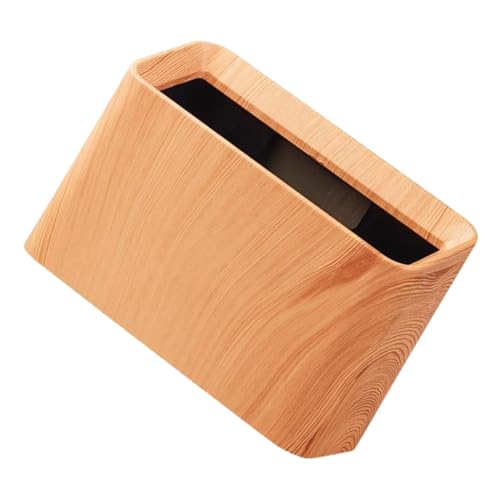 TOYANDONA Kompakter Desktop Mülleimer aus Robustem Material Kleiner Abfallbehälter für Schreibtisch Küche Büro Schlafzimmer Platzsparender Tischabfalleimer in Holzoptik Langlebig und TOYANDONA Kompakter Desktop Mülleimer aus Robustem Material Kleiner Abfallbehälter für Schreibtisch Küche Büro Schlafzimmer Platzsparender Tischabfalleimer in Holzoptik Langlebig und von TOYANDONA