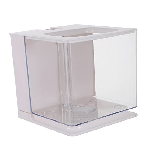 TOYANDONA Kompakter Selbstreinigender Aquarium Tank aus für Fische Garnelen und Schildkröten für Schreibtisch Transparent Pflegeleicht und TOYANDONA Kompakter Selbstreinigender Aquarium Tank aus für Fische Garnelen und Schildkröten für Schreibtisch Transparent Pflegeleicht und von TOYANDONA