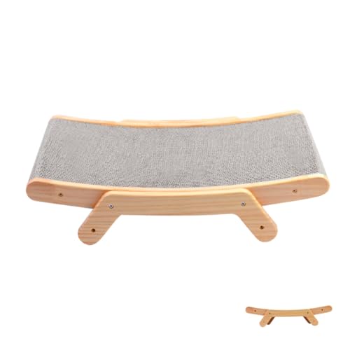 TOYANDONA Kratzbrett für Katzen Kleines Wellpappe Kratzpad Verstellbares Katzen Kratzbrett zur Krallenpflege und Möbel Schutz für Zuhause von TOYANDONA