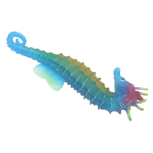 TOYANDONA Kreative Fluoreszierende Aquarium Deko aus Langlebigem Realistische Künstliche Meeresbewohner für Lebendige Heim-aquarienlandschaften Blau von TOYANDONA