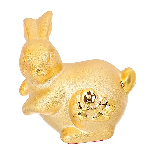 TOYANDONA Kreative Kleine Hasenfigur Desktop Dekoration Neujahrs Deko Cartoon Hase Figur für Wohnzimmer Garten Büro Ornamente TOYANDONA Kreative Kleine Hasenfigur Desktop Dekoration Neujahrs Deko Cartoon Hase Figur für Wohnzimmer Garten Büro Ornamente von TOYANDONA