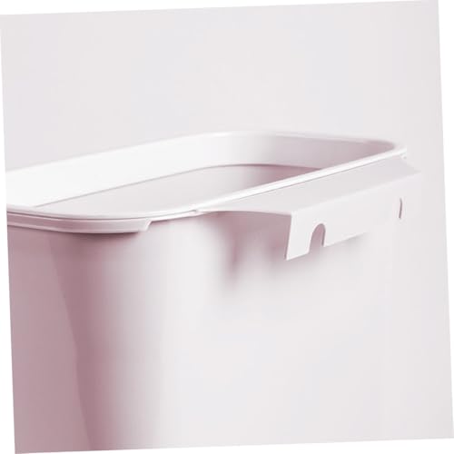 TOYANDONA Küchen Abfalleimer zum Hängen Wandmontierter Müllbehälter aus Hochwertigem Kunststoff Geruchsneutral Multifunktionaler Haushalts Organizer für Schrank Tür Aufbewahrung Apricot von TOYANDONA