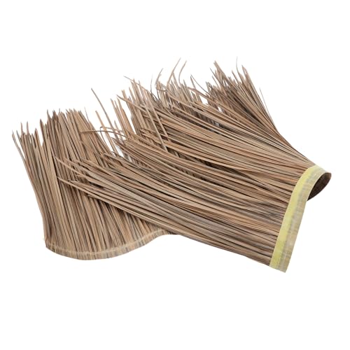 TOYANDONA Künstliches Strohdach Groß Draußen Gefälscht Drinnen Simulation Grasdach Garten Strohdach Simulierte Strohmatte Künstliche Strohplatte Falsches Strohdach Sport Grey von TOYANDONA